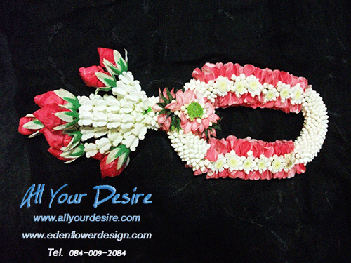 มาลัยข้อมือ ML 005- ราคาพวงละ 1,090 บาท