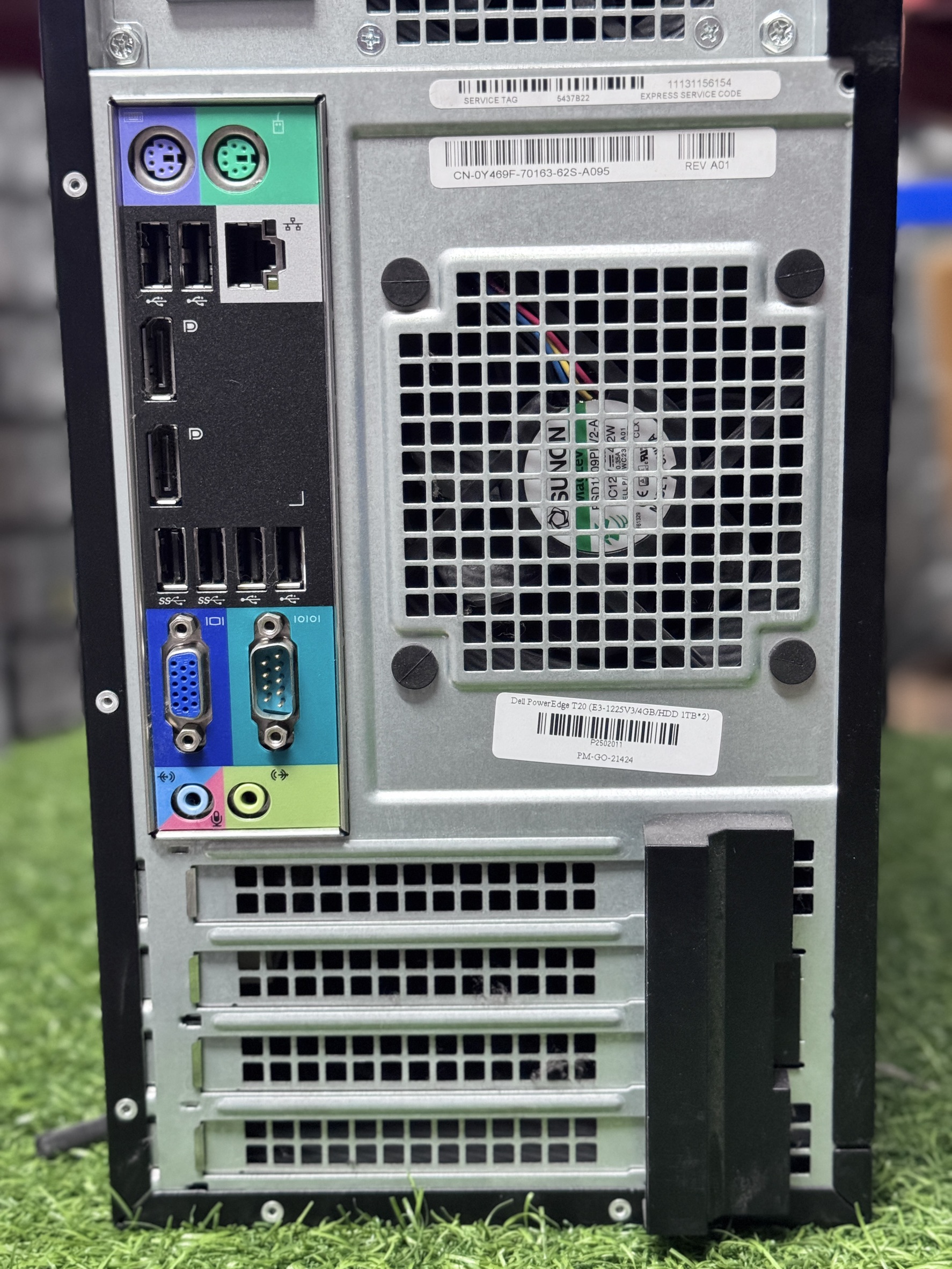 คอมพิวเตอร์ Dell PowerEdge T20 (E3-1225V3/4GB/HDD 1TB*2)