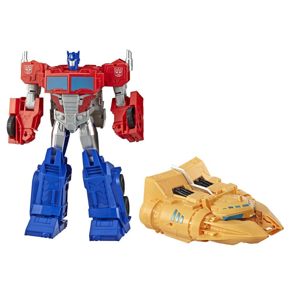 Hasbro Transformers Cyberverse Spark Armor Ark Power Optimus Prime Action Figure ฮาสโบร ทรานสฟอเมอร์ส ไซเบอร์เวิร์ส สปาร์ค อาร์เมอร์ อาร์ค เพาเวอร์ หุ่นยนต์ออพติมัส ไพรม์ ขนาด 12 นิ้ว ลิขสิทธิ์แท้