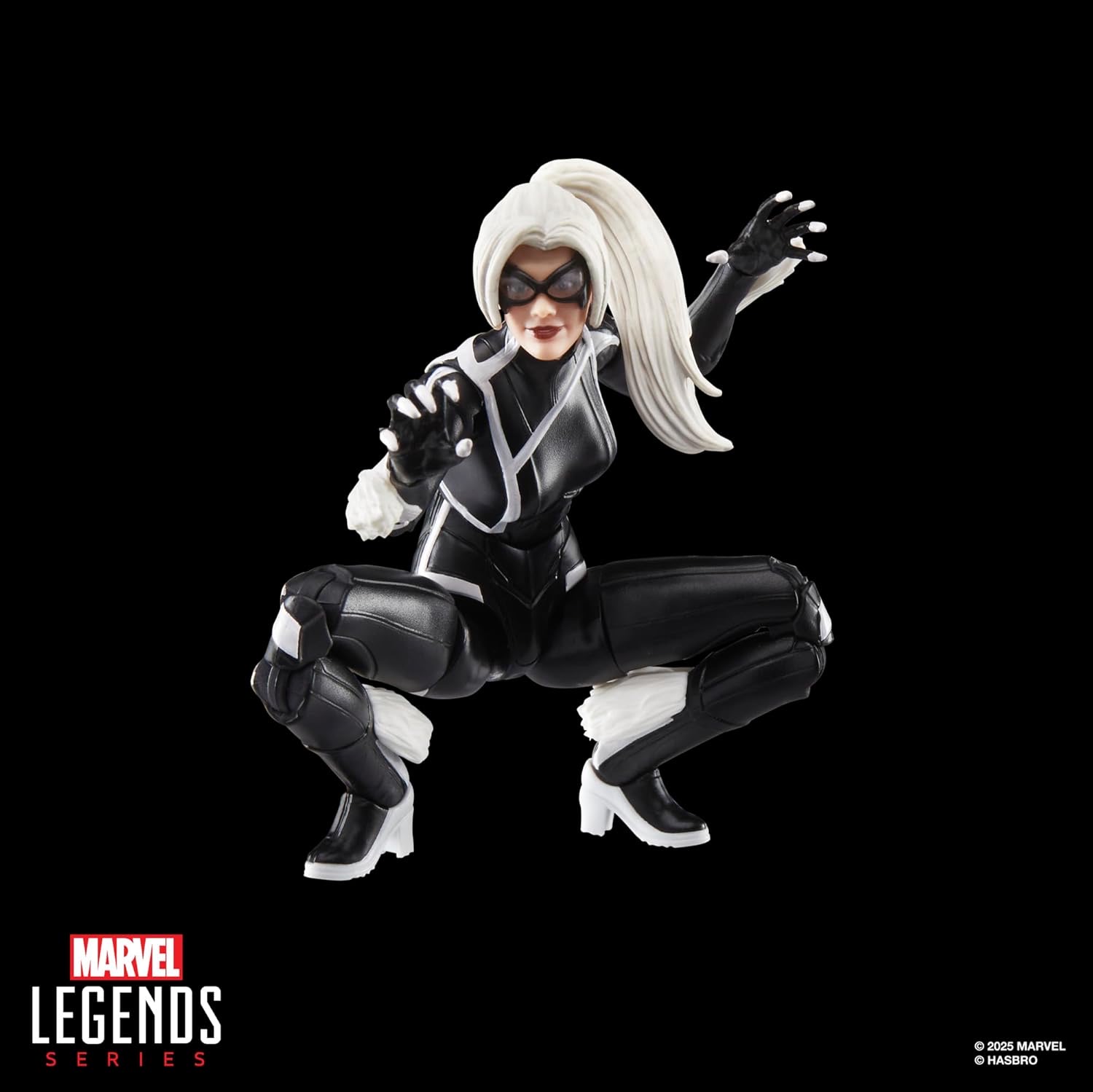 Hasbro Marvel Legends Series Gamerverse Black Cat Felicia Hardy Action Figure ฮาสโบร มาร์เวล เลเจนด์ ซีรี่ย์ส หุ่นโมเดลฟิกเกอร์ เกมเมอร์เวิร์ส แบล็ค แคท เฟลิเซีย ฮาร์ดี้ ขนาด 6 นิ้ว ลิขสิทธิ์แท้