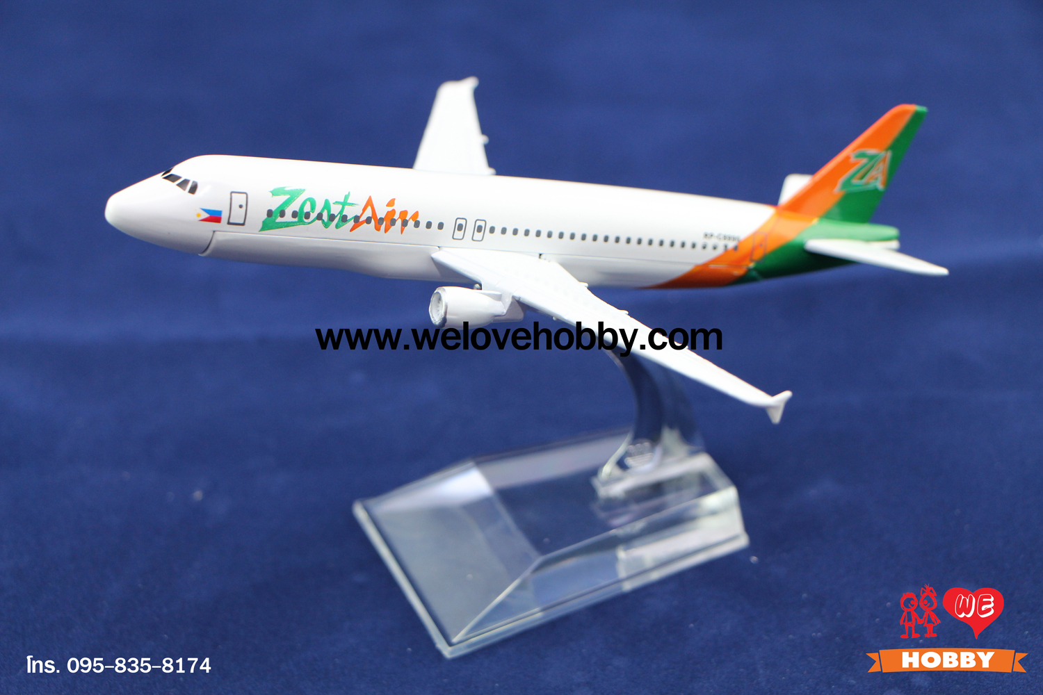 โมเดลเครื่องบิน AirAsia Zest Zest Air (Airbus A319 Philippines) แอร์เอเชียฟิลิปปินส์