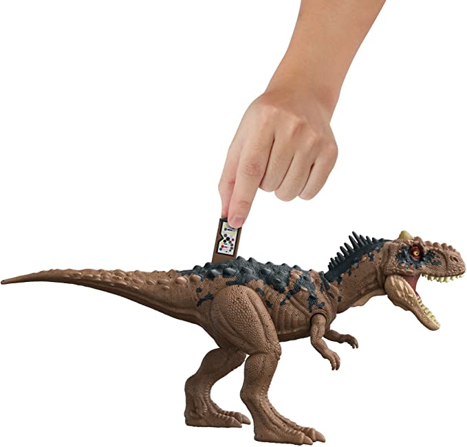 Mattel Jurassic World Roar Strikers Rajasaurus (HDX35) แมทเทล จูราสสิค เวิลด์ ของเล่นแอ็กชั่นฟิกเกอร์ไดโนเสาร์ ราชซอรัส