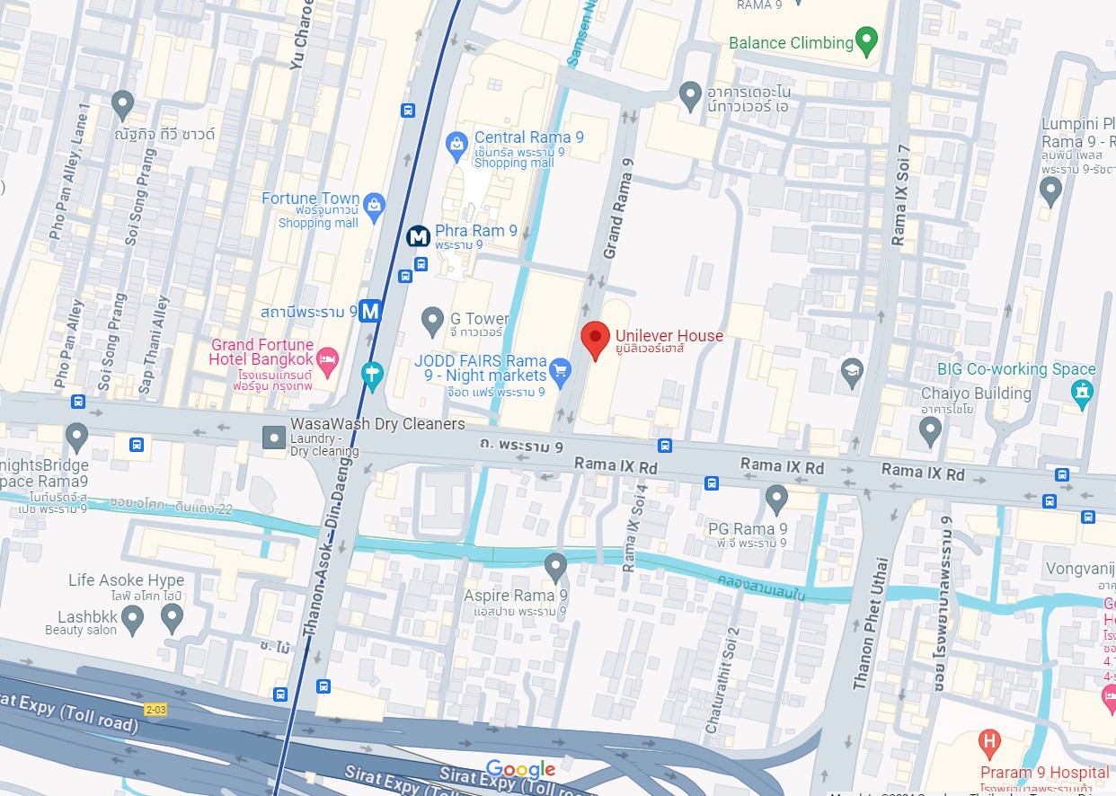 อาคารสำนักงาน ยูนิลีเวอร์ เฮ้าส์ สำนักงานให้เช่าใกล้รถไฟฟ้า MRT พระราม 9 และ ใกล้ห้างเซ็นทรัลพระราม 9 กรุงเทพฯ