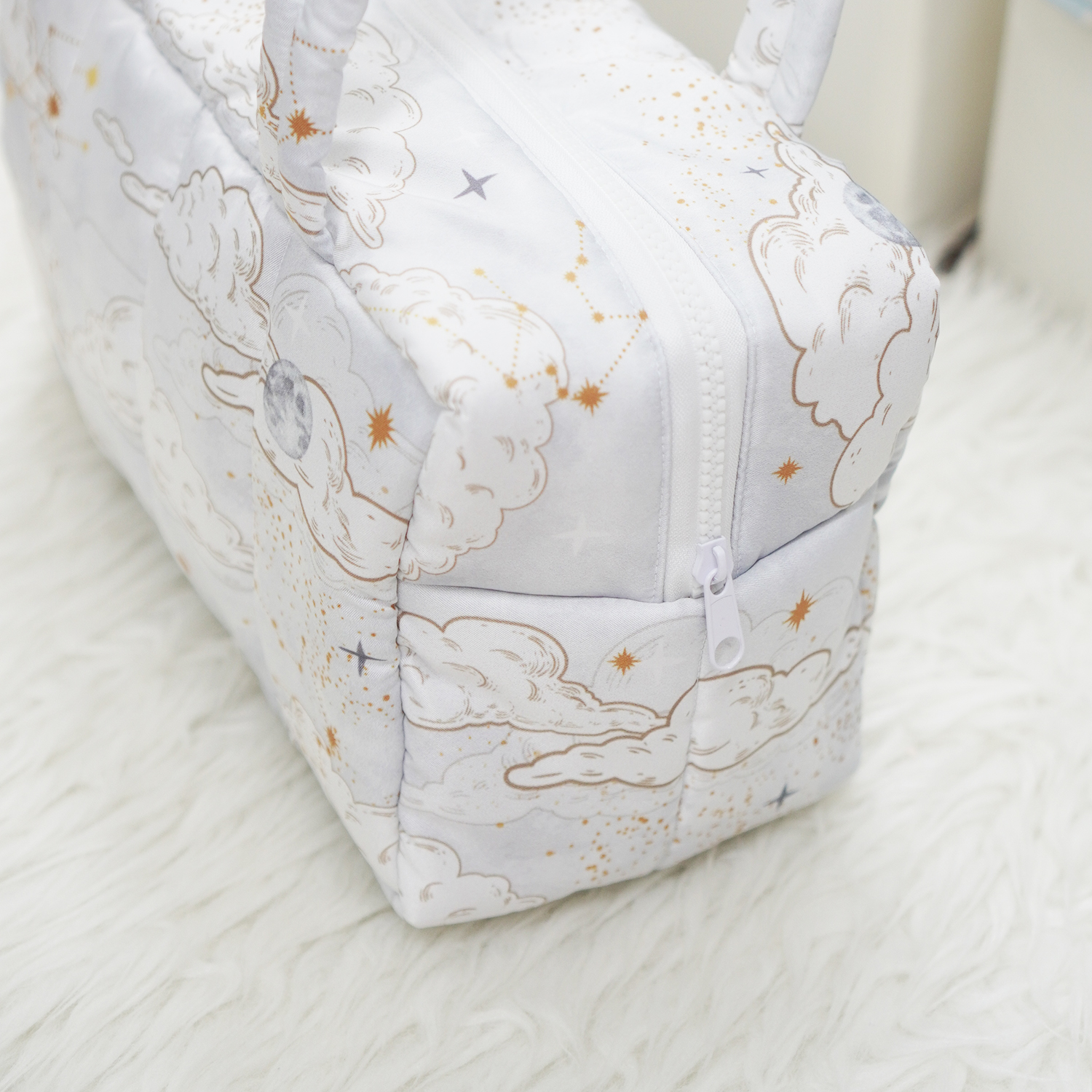 Fluffy Bowling Bag กระเป๋านุ่มนิ่ม ทรง Bowling แบบพร้อมส่ง ลาย Zodiac