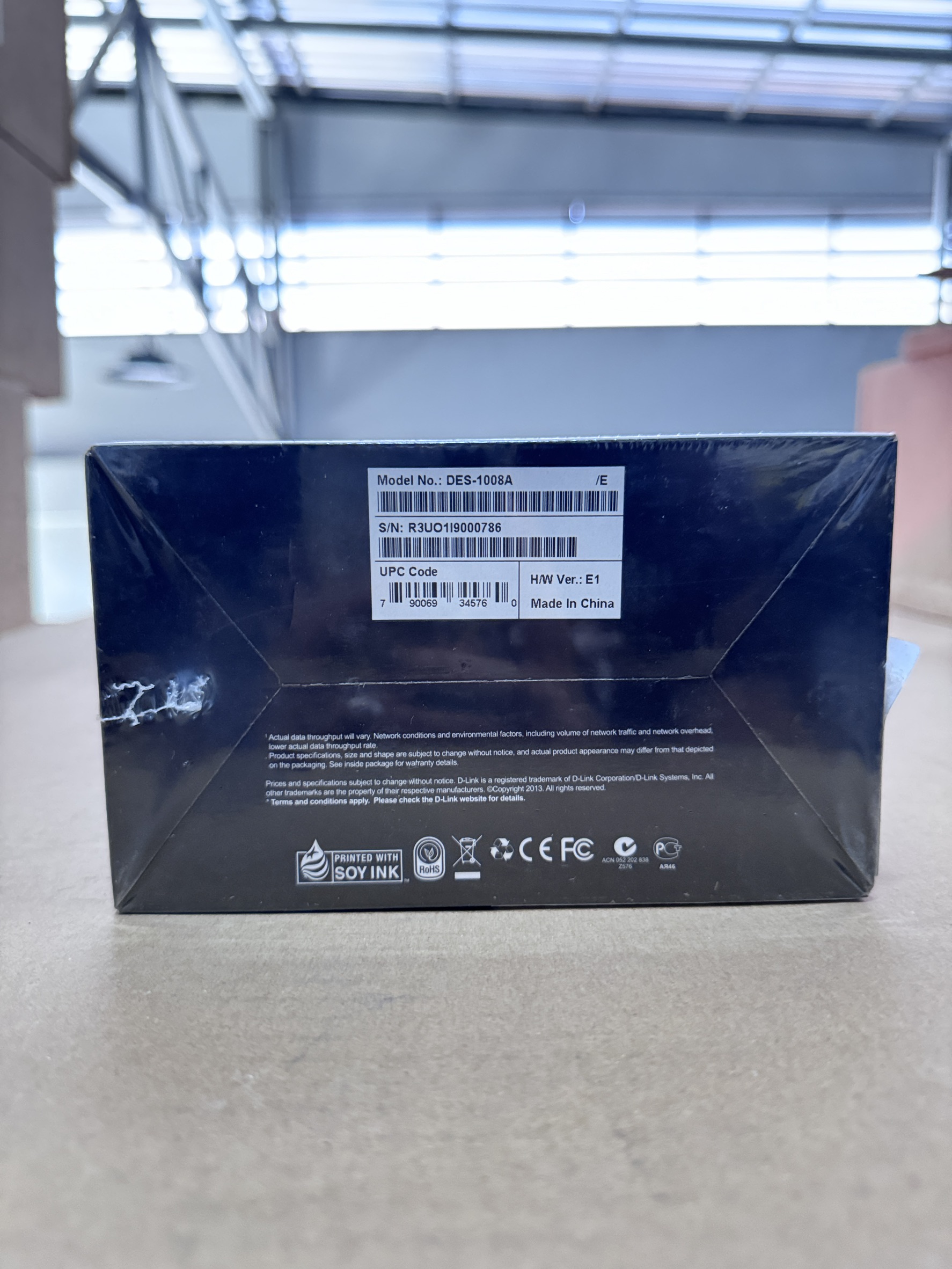 สวิตซ์ D-Link 8-Port 10/100 (DES-1008A) ของใหม่