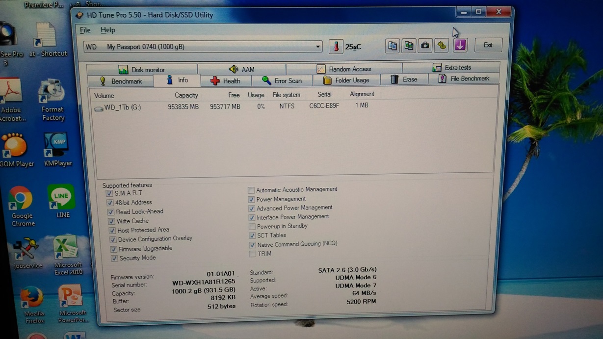 1TB. WD My Passport USB 2.0