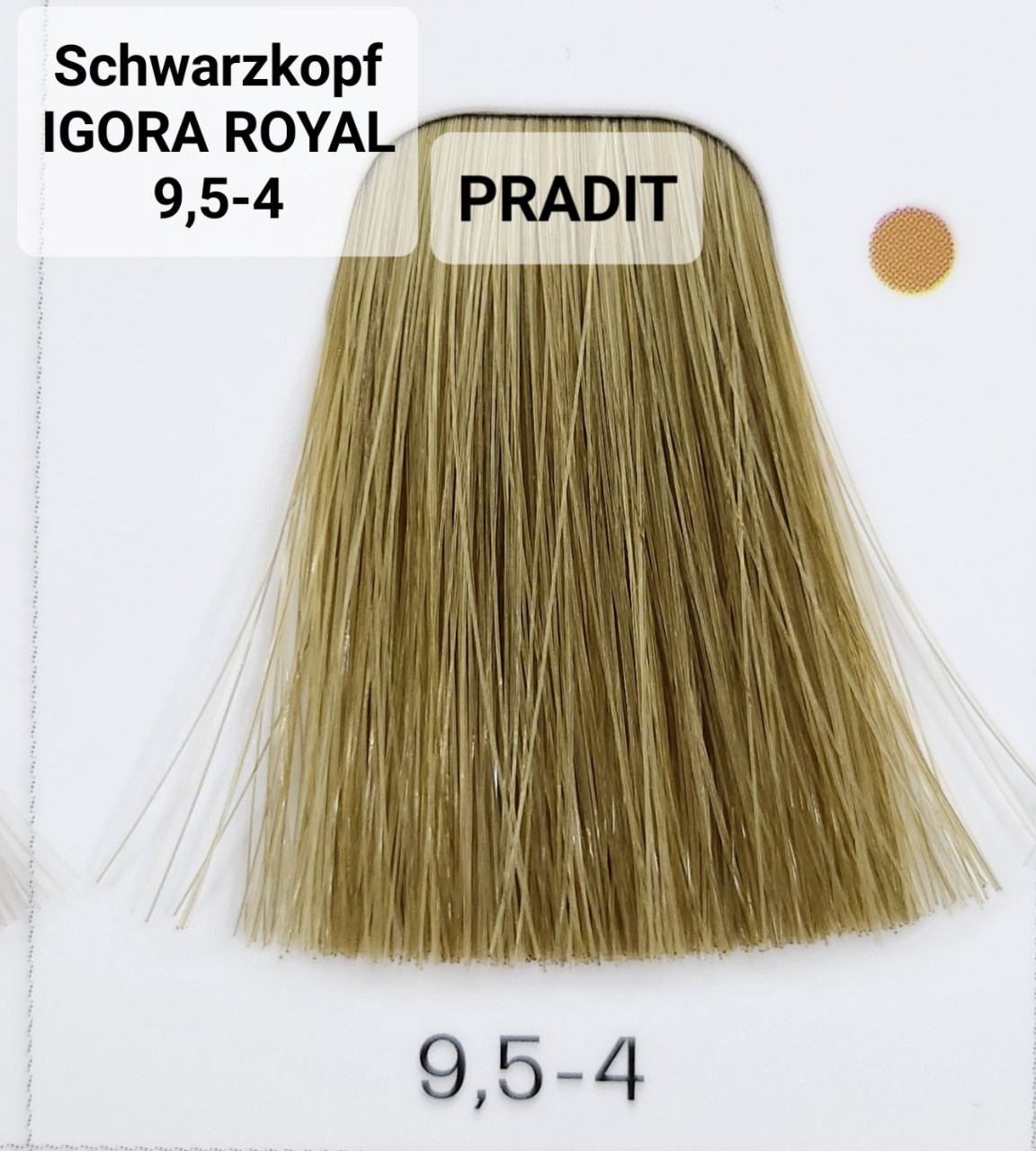 Schwarzkopf Igora Royal ครีมย้อมผม อีโกร่า รอยัล เบอร์ 9,5-4 (60ml) 80 กรัม
