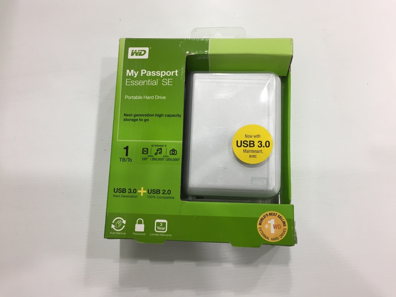 1TB. WD My Passport Essential SE (USB 3.0)