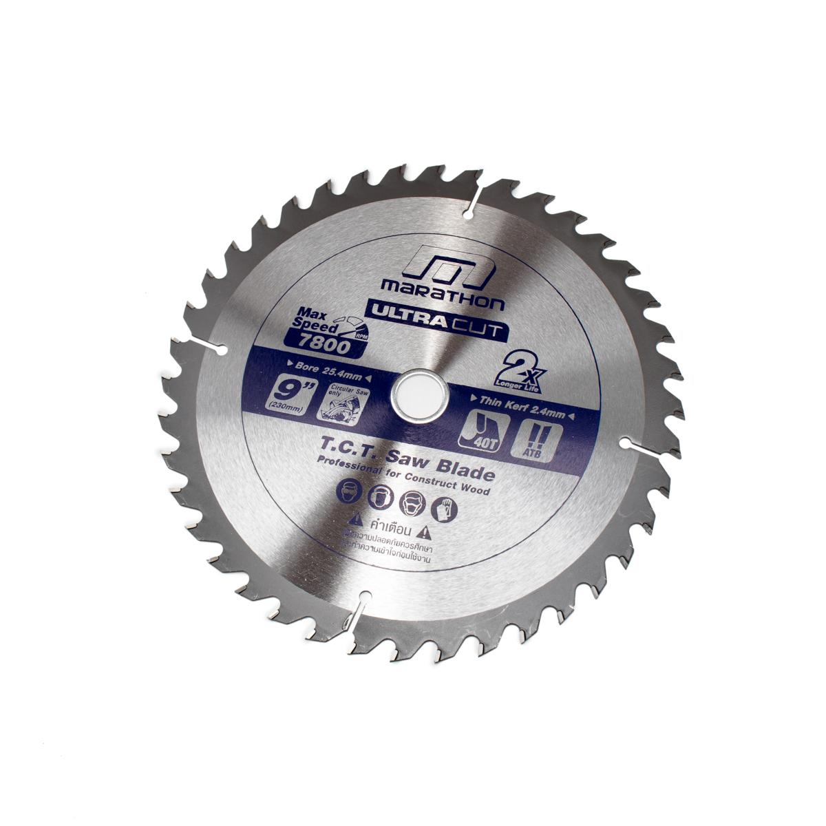 ใบเลื่อยวงเดือน MARATHON รุ่น ULTRA CUT 9 นิ้ว * 40 ฟัน [230mm]