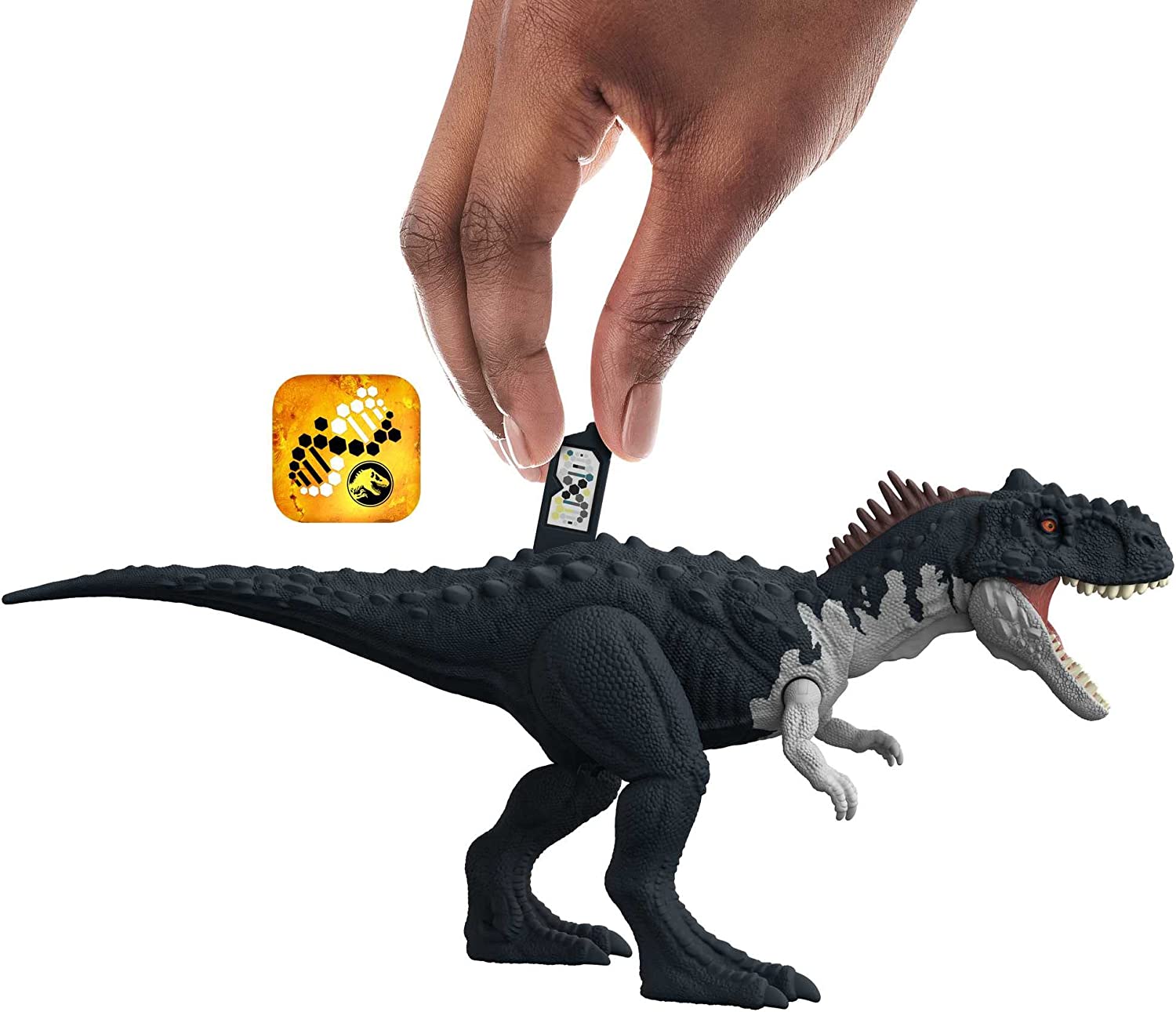 Mattel Jurassic World Roar Strikers Rajasaurus (HDX45) แมทเทล จูราสสิค เวิลด์ ของเล่นแอ็กชั่นฟิกเกอร์ไดโนเสาร์ ราชซอรัส