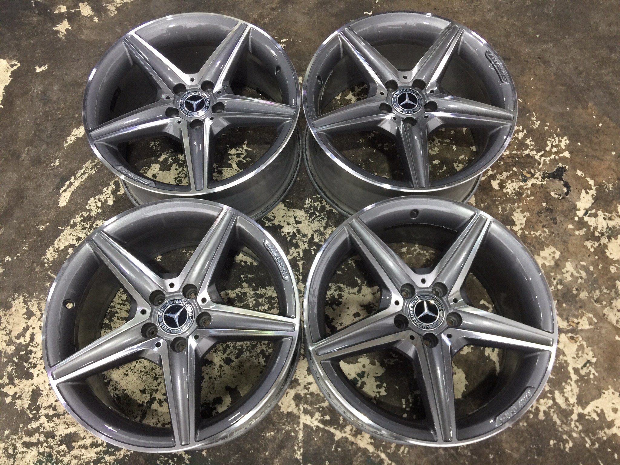 ล้อแท้ AMG ST6 18" 8.5" et +49
