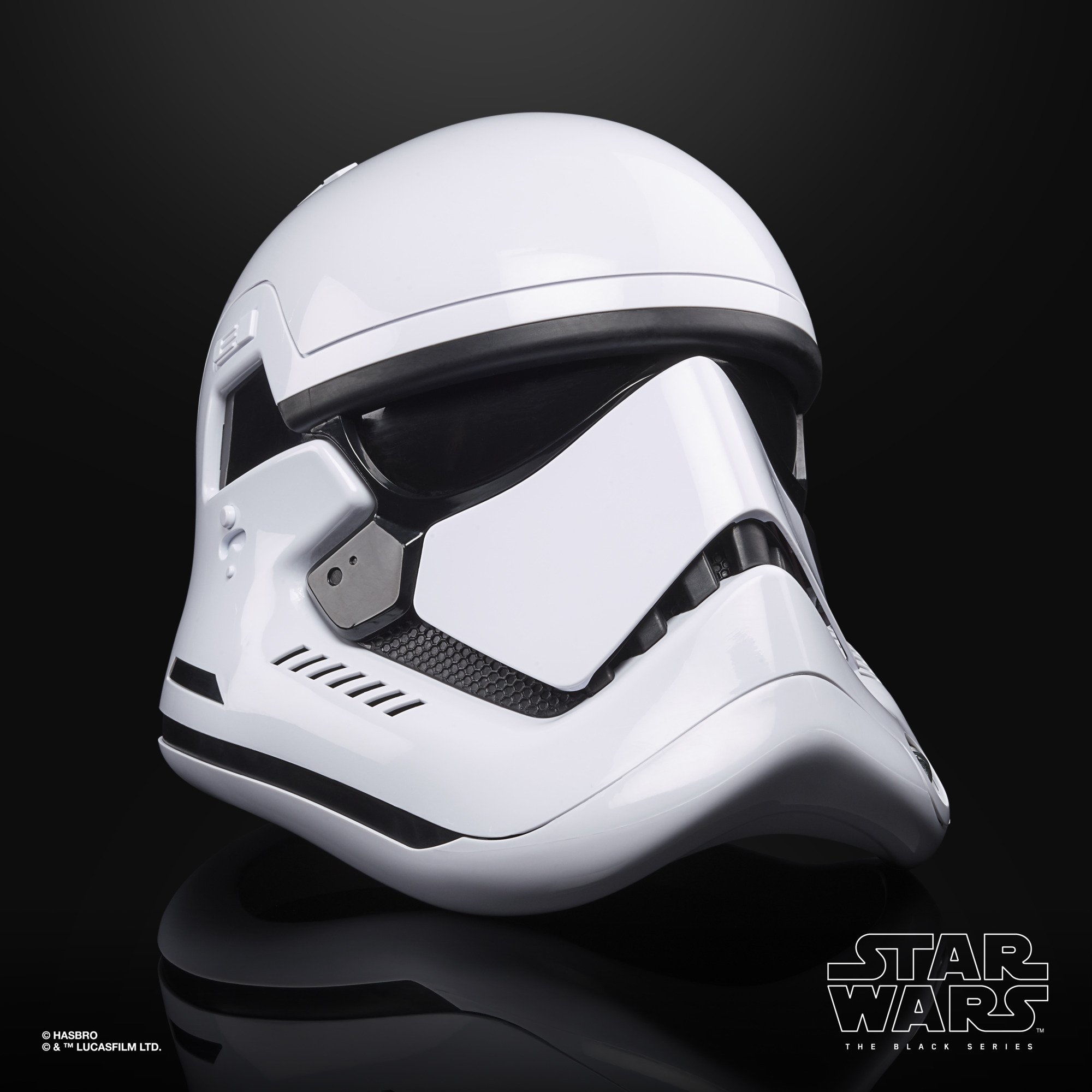 Hasbro Star Wars The Black Series First Order Stormtrooper Electronic Helmet ฮาสโบร สตาร์ วอร์ส เดอะ แบล็ค ซีรี่ย์ส หน้ากาก เฟิร์ส ออเดอร์ สตอร์มทรูปเปอร์ เปลี่ยนเสียงได้ ลิขสิทธิ์แท้