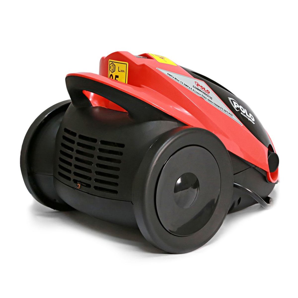 ปั๊มอัดฉีด / ปั๊มฉีดแรงดันสูง POLO รุ่น COMMANDO-135 [135บาร์] 220V 1500W 384ลิตร/ชั่วโมง