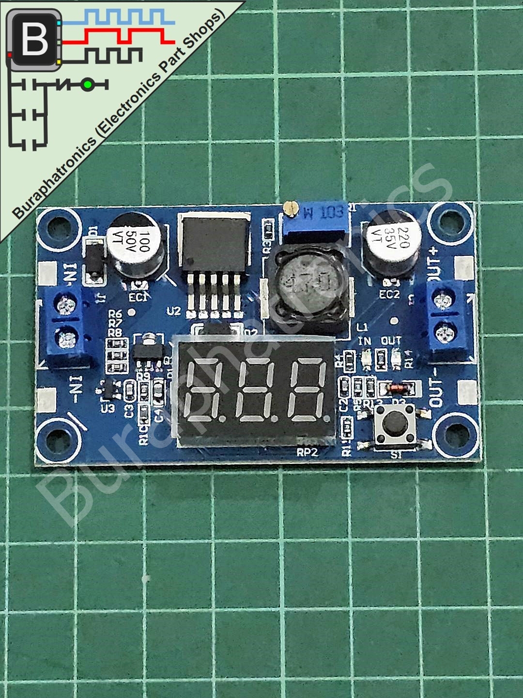 LM2596 Power Supply Voltage Adjust 1.2-37V. 3A