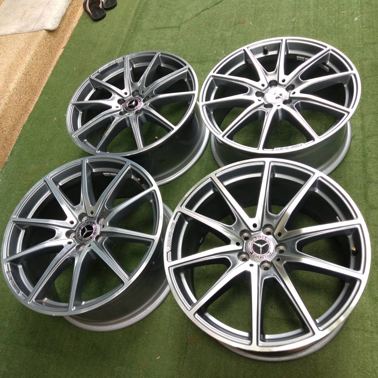 ล้อเบนซ์แท้ S-class AMG 10 spoke 20" w222