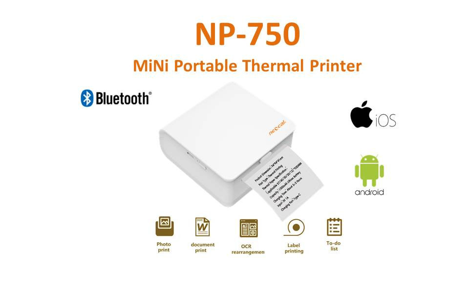 ขายถูก เครื่องพิมพ์ความร้อนพกพา นีโอแคล NP-750 ประกันศูนย์1Y