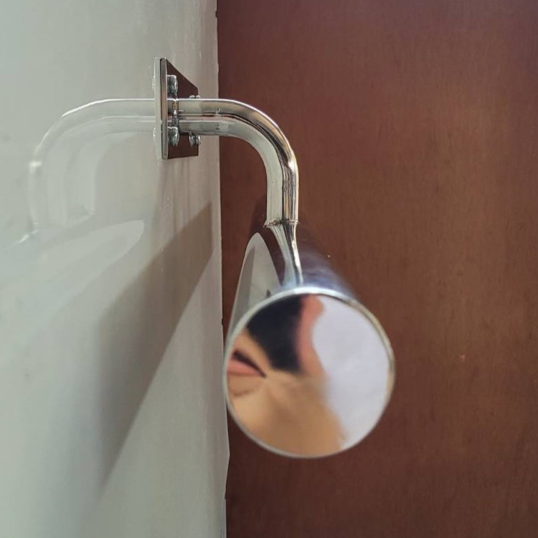 ราวแขวนเสื้อตะกั่วกันรังสีแบบเสากลม รุ่น 1 ท่อน