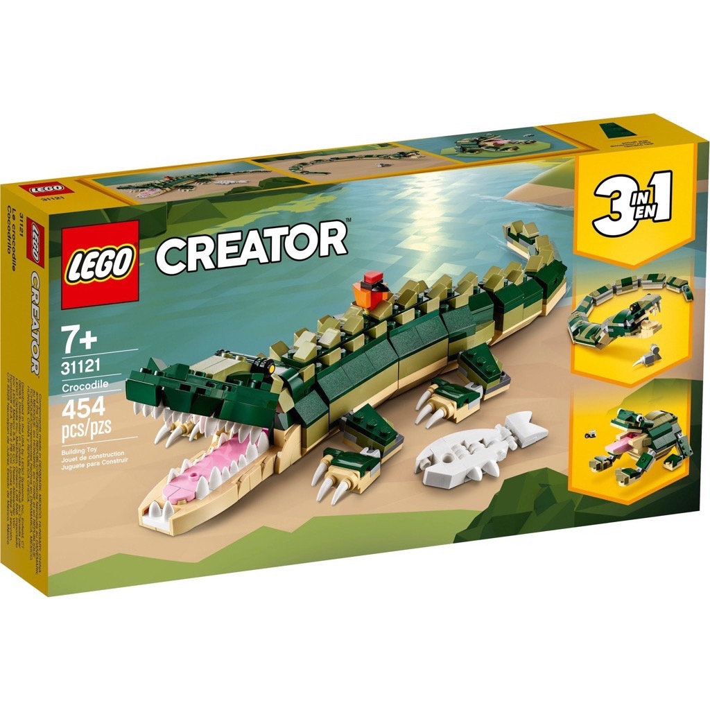 ตัวต่อเสริมทักษะ LEGO Creator - Crocodile รุ่น 31121