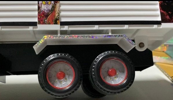 สติ๊กเกอร์วิบวับ ST19ST20 ยาว 100 เซนติเมตร สติ๊กเกอร์สีสเตนเลสแต่งรถสิบล้อของเล่น