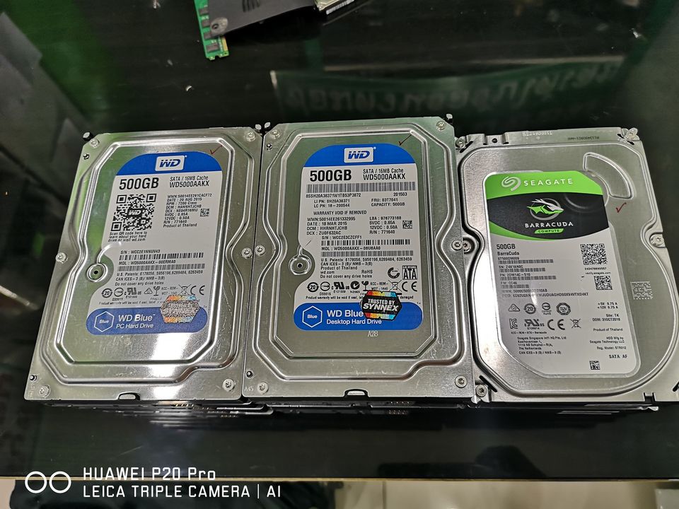 500GB. PC SATAIII มือสอง สภาพดีๆ รับประกัน 3เดือน