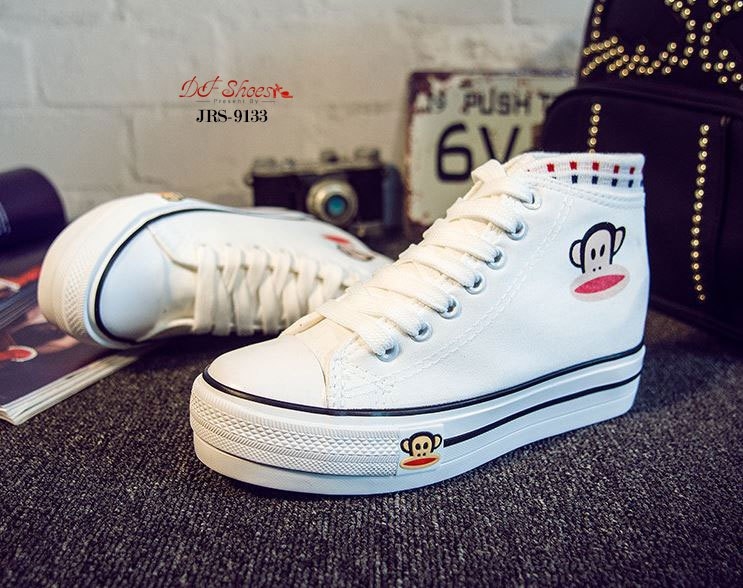 รองเท้าผ้าใบ Style Paul Frank (สีขาว)