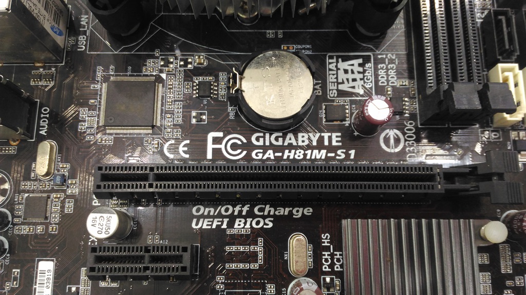 GA-H81M-S1 + G3240 มีประกัน