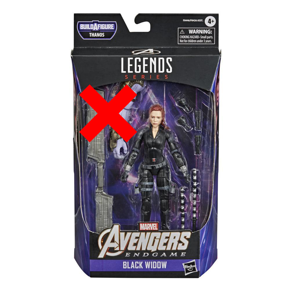 Hasbro Marvel Legends Series Avengers : Endgame Best of Wave 2020 Black Widow 6-inch Figure ฮาสโบร มาร์เวล เลเจนด์ ซีรี่ย์ส อเวนเจอร์ส หุ่นโมเดลฟิกเกอร์ แบล็ค วิโดว์ ขนาด 6 นิ้ว (No BAF) ลิขสิทธิ์แท้