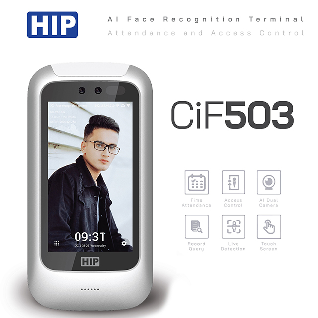 ขายถูก HIP Face AI รุ่น CiF503 เครื่องสแกนใบหน้า รุ่นใหม่ล่าสุด ประกันศูนย์