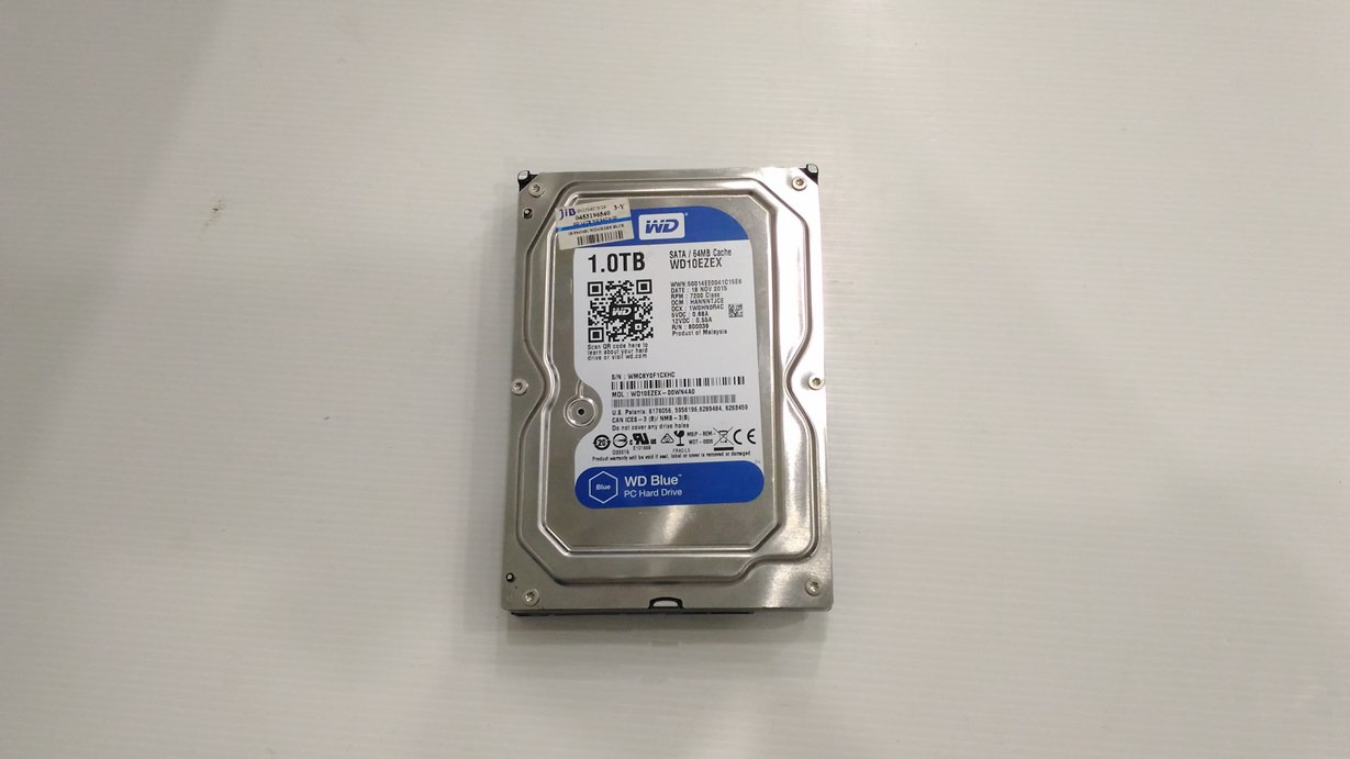 WESTERN HDD Internal 1.0 TB 7200RPM WD10EZEX (BLUE)