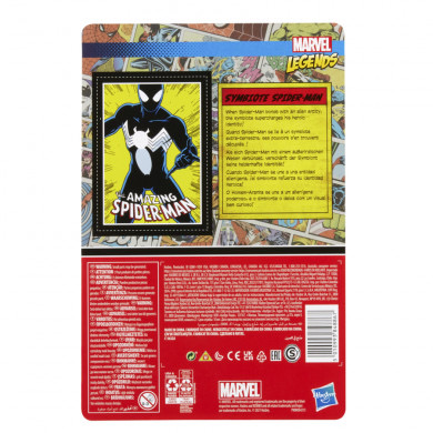 Hasbro Marvel Legends Series Symbiote Spider-Man 3.75-Inch Retro 375 Collection Action Figure ฮาสโบร มาร์เวล เลเจนด์ หุ่นโมเดลฟิกเกอร์ ซิมไบโอต สไปเดอร์-แมน ขนาด 3.75 นิ้ว ลิขสิทธิ์แท้