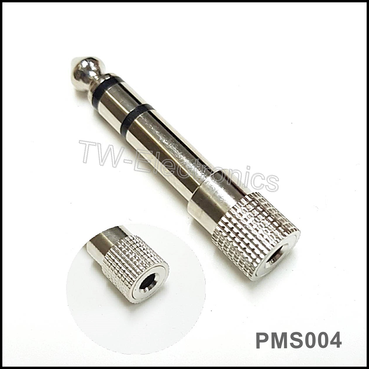 ¼” Stereo ตัวผู้ / 3.5mm Stereo ตัวเมีย (PMS004)