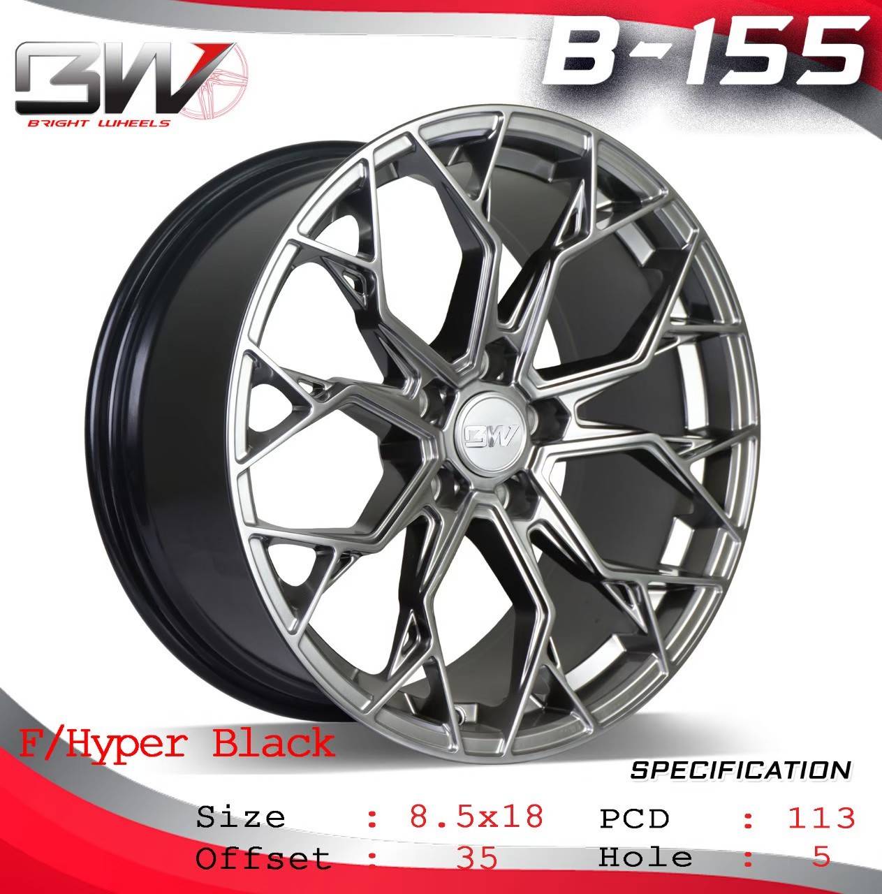 ล้อ BBS BS-155 18" สำหรับแต่งเบนซ์