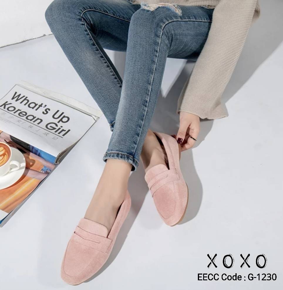 รองเท้าคัทชู Style Tod's (สีชมพู)