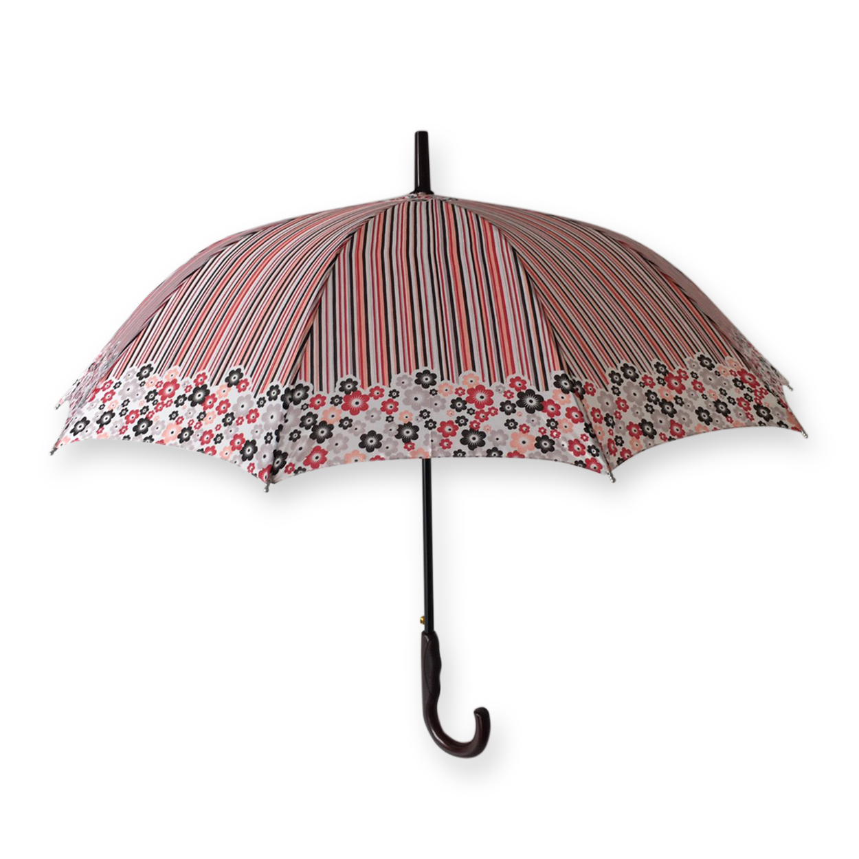 ร่มตอนเดียว22 8ก้านรหัสลายดอกไม้