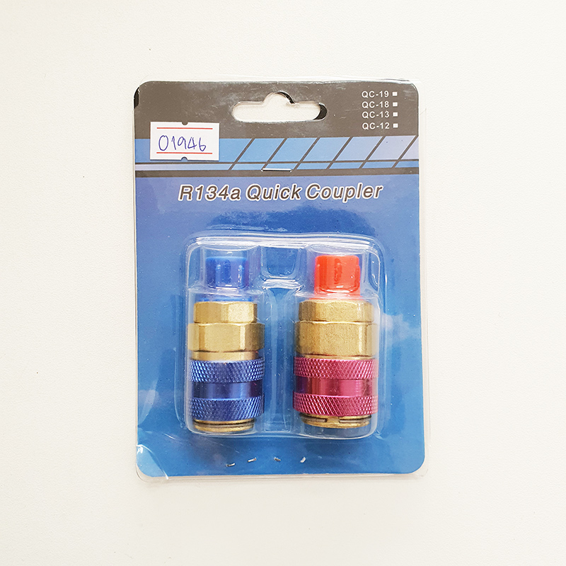 ข้อต่อเติมน้ำยาแอร์ R134a Quick Coupler คอปเปอร์เติมน้ำยาแอร์