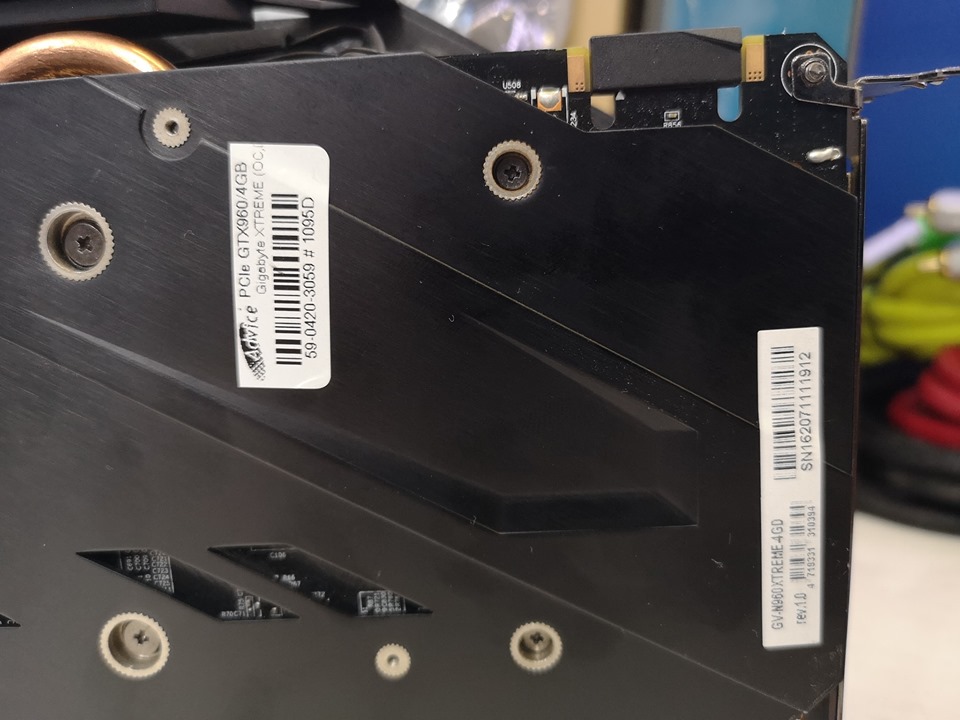 GIGABYTE GTX960 Extreme Gaming 4GB. DDR-5 ใหม่เคลมมา
