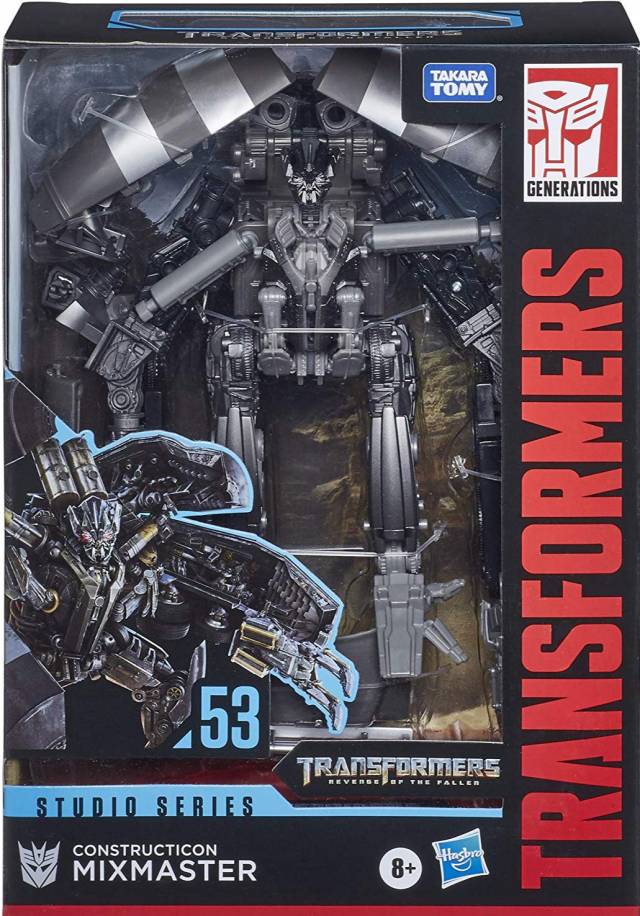 Hasbro Transformers Studio Series 53 Voyager Class Constructicon Mixmaster Action Figure 6.5 Inch ฮาสโบร ทรานสฟอเมอร์ส สตูดิโอ ซีรีย์ส 53 วอยเอเจอร์ คลาส หุ่นยนต์คอนสตรัคติคอน มิกซ์มาสเตอร์ 6.5 นิ้ว ลิขสิทธิ์แท้