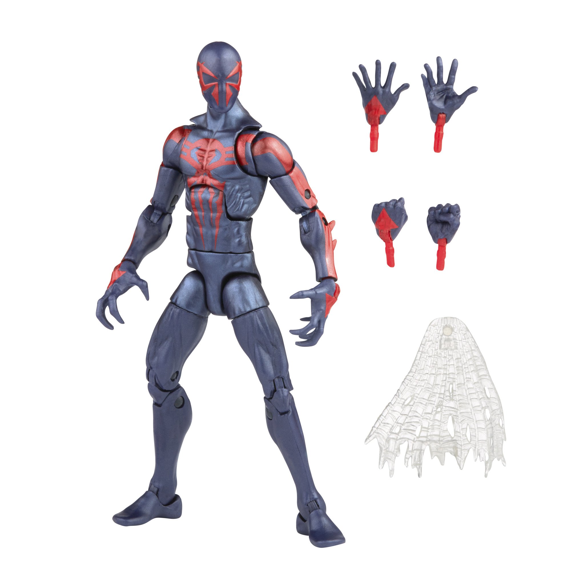 Hasbro Marvel Legends Retro Collection Spider-Man 2099 6-inch Figure ฮาสโบร มาร์เวล เลเจนด์ ซีรี่ย์ส หุ่นโมเดลฟิกเกอร์ สไปเดอร์แมน 2099 ขนาด 6 นิ้ว ลิขสิทธิ์แท้