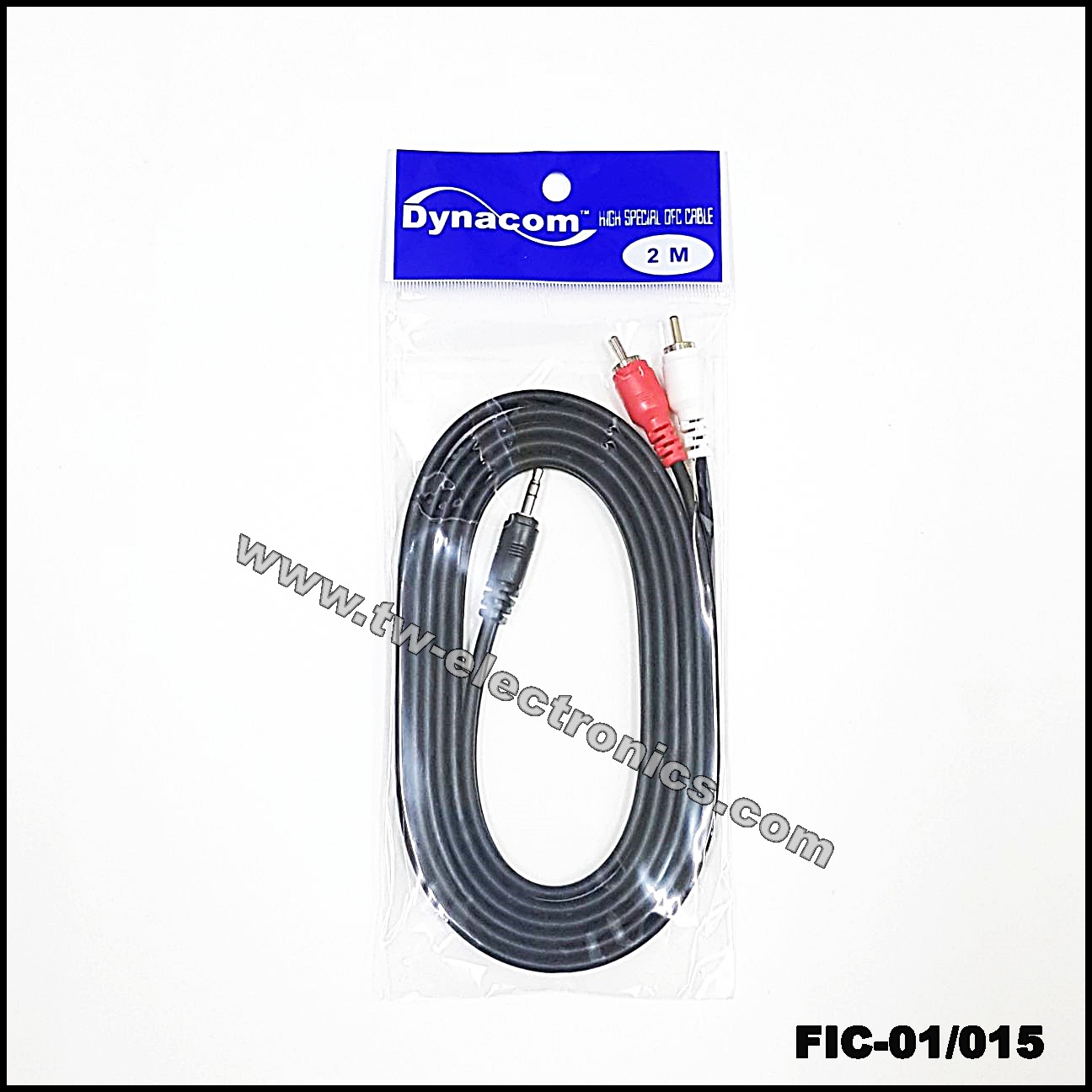 สาย 3.5 Stereo to RCA 2หัว (2 เมตร) / FIC-01/015