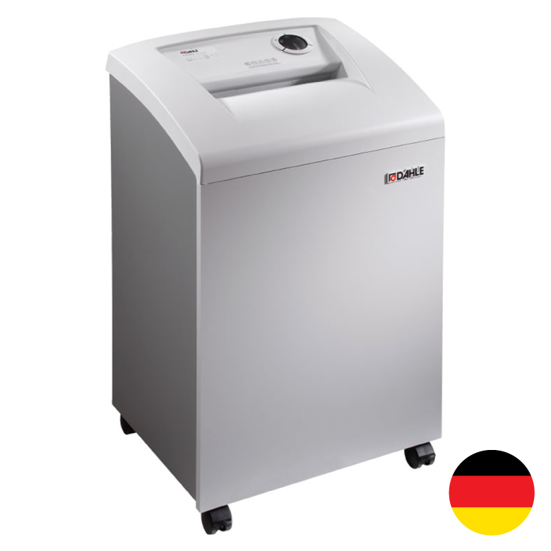 ขายถูก เครื่องทำลายเอกสารพร้อมเครื่องฟอกอากาศ DAHLE รุ่น 41404 ตัดครั้งละ 24 แผ่น/ครั้ง ( A4/70) ตัดตรง DAHLE CleanTEC® Paper Shredders