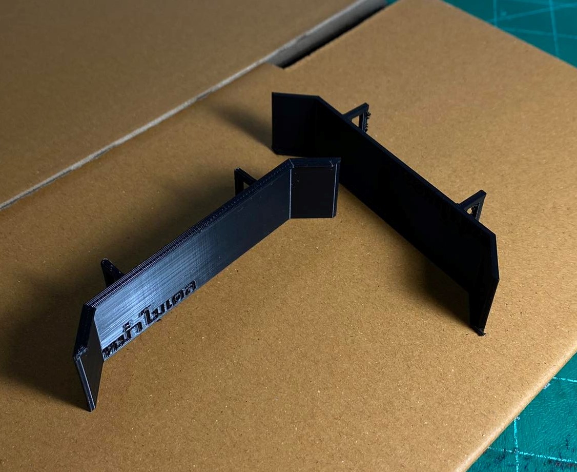 โมเดลบังโคลนรถบรรทุก บังโคลนรถบรรทุกจิ๋ว บังโคลนหม่ำโมเดล บังโคลนรถของเล่น บังโคลนรถหกล้อแต่ง 1/24 mudguard for truck