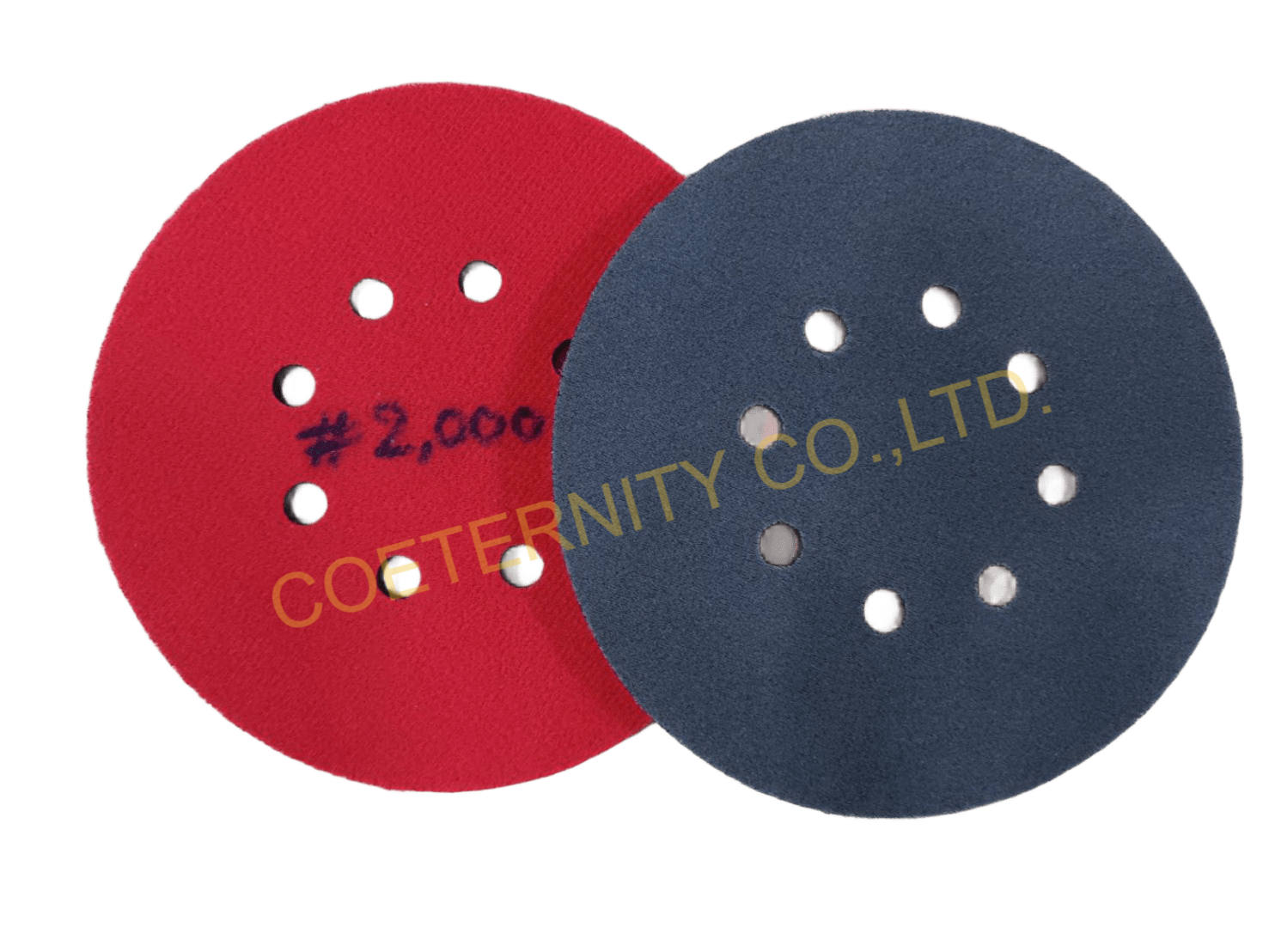 ฟองน้ำกระดาษทราย 6 นิ้ว 8 รู