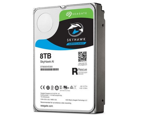 8TB. SEAGATE Skyhawk AI ST8000VE000 ของใหม่ ยังไม่แกะห่อประกันศูนย์