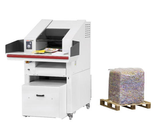 ขายถูก เครื่องทำลายเอกสารพร้อมอัดเศษวัสดุ HSM รุ่น SP 5080