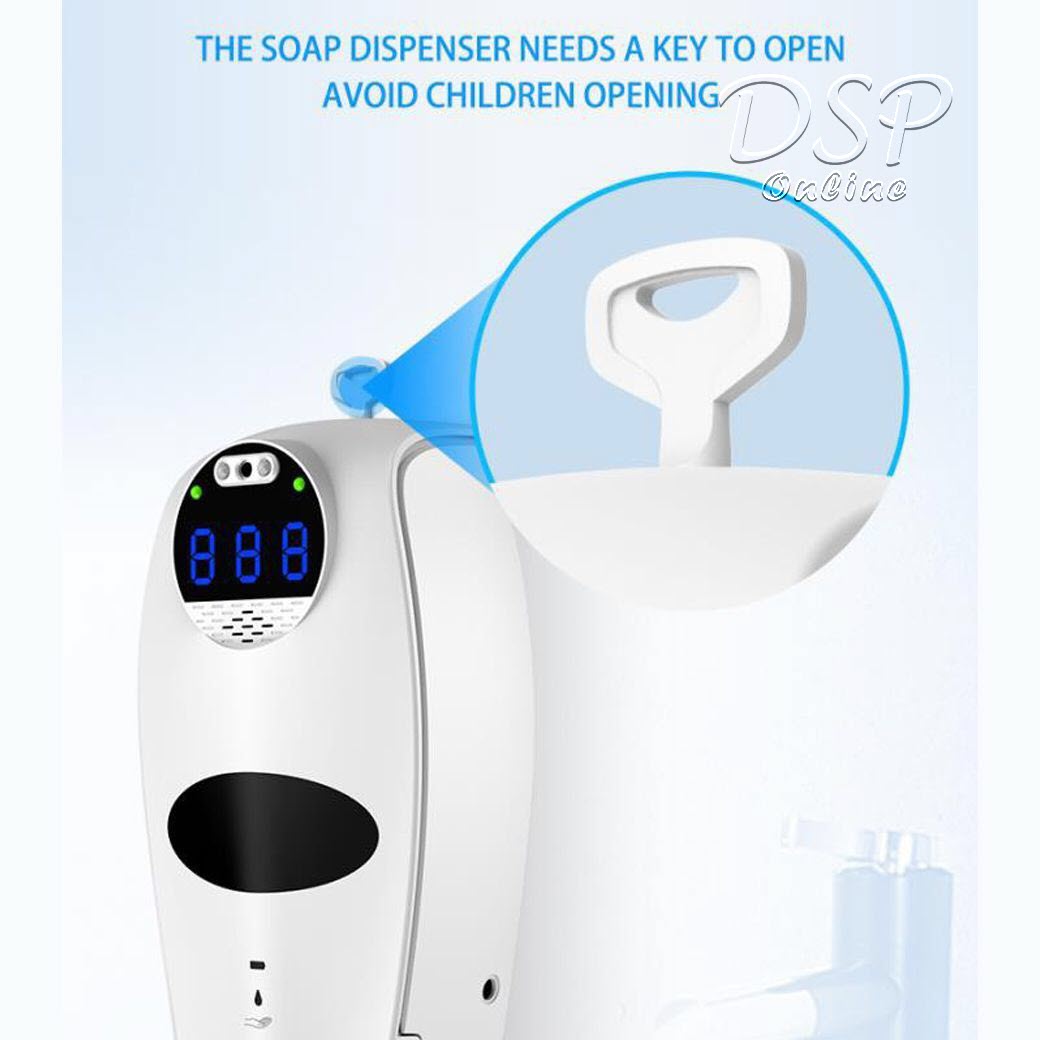 ขายถูก IF-K9 PLUS เครื่องวัดอุณภมิร่างกายอัตโนมัติ+จ่ายแอลกอฮอล์ล้างมือ รับประกัน 1ปี **มี อย. เสียงภาษาไทย