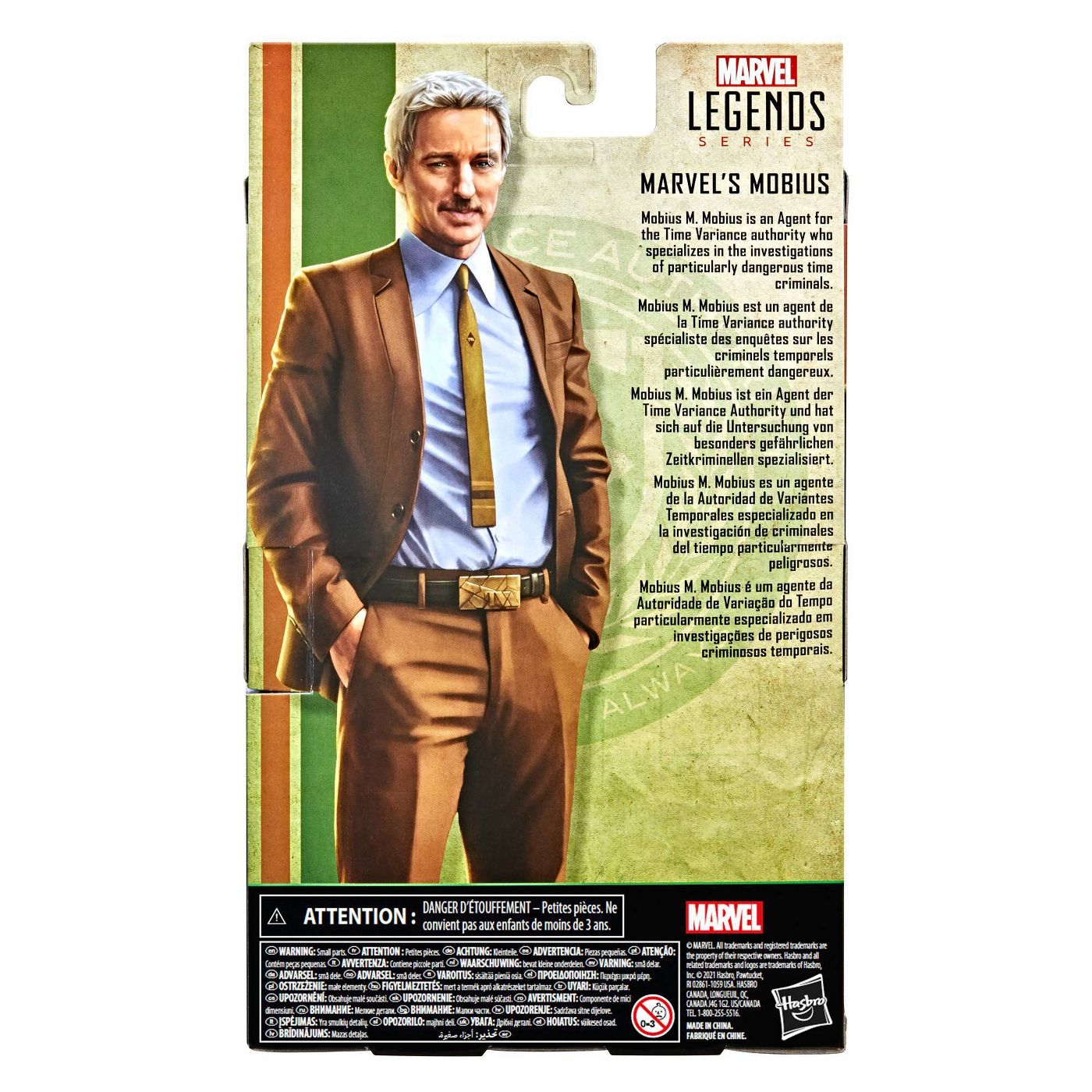 Hasbro Marvel Legends Series Mobius (Target Exclusive) Loki Series 6-inch Scale Figure ฮาสโบร มาร์เวล เลเจนด์ หุ่นโมเดลฟิกเกอร์ มอเบียส (ซีรีย์ส โลกิ) ขนาด 6 นิ้ว ลิขสิทธิ์แท้