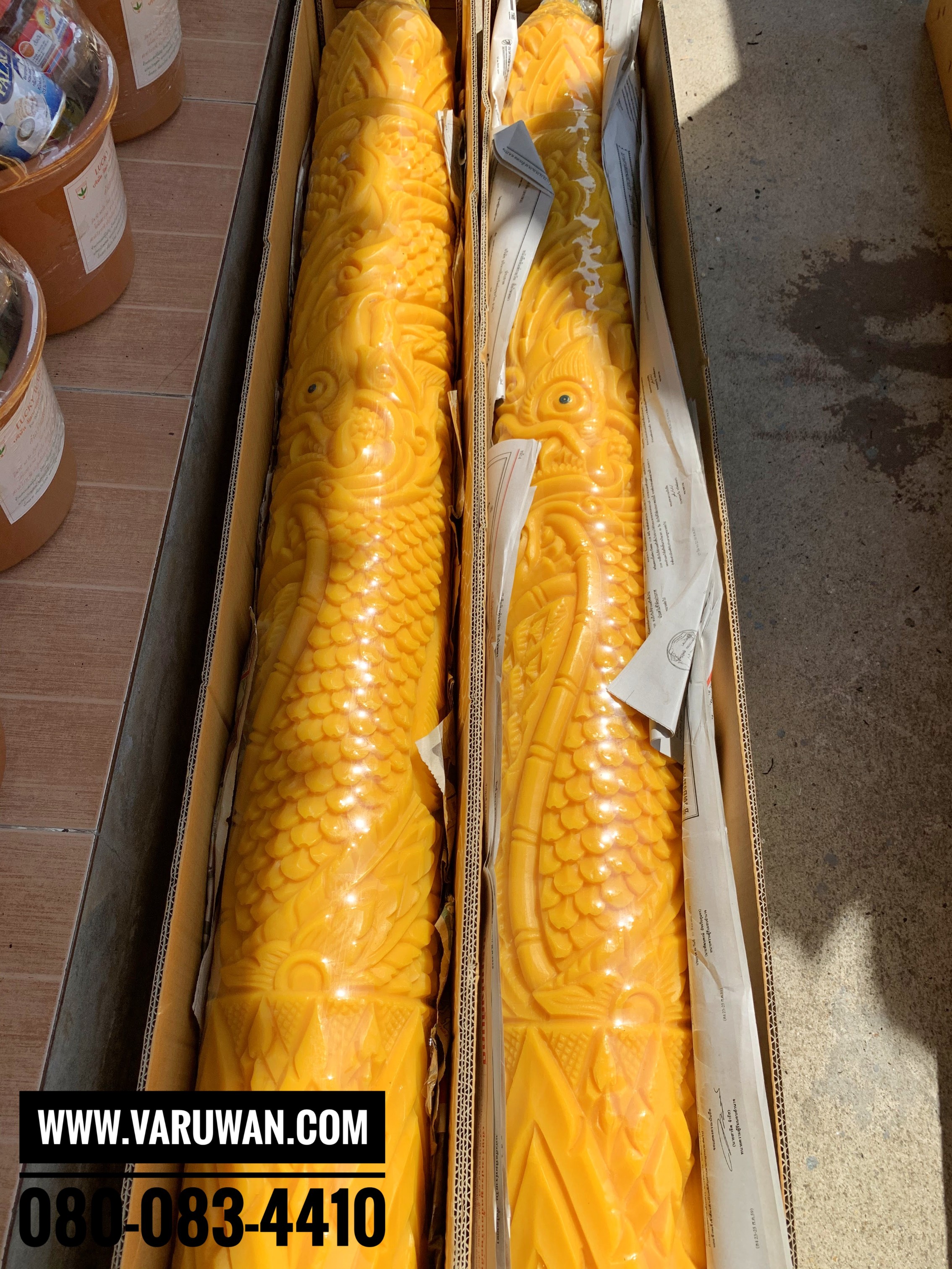 เทียนพรรษา แกะลาย (ราคาขายส่ง)