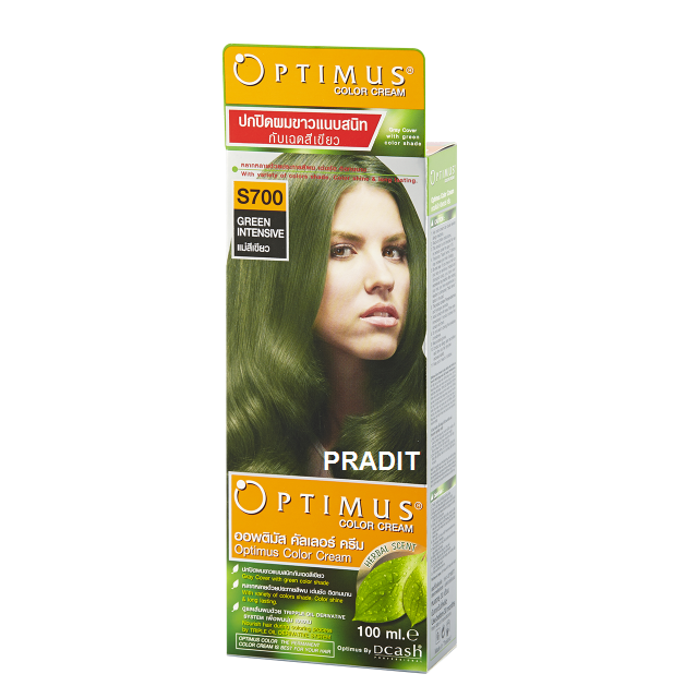 Optimus Color Cream ออพติมัส คัลเลอร์ ครีม เบอร์S700 แม่สีเขียว 100 มล 235 กรัม