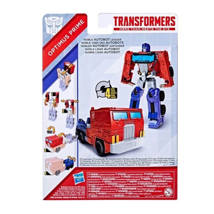 Hasbro Transformers Authentics Optimus Prime Action Figure ฮาสโบร ทรานสฟอเมอร์ส ออเทนติกส์ หุ่นยนต์ออพติมัส ไพรม์ ขนาด 4.5 นิ้ว ลิขสิทธิ์แท้