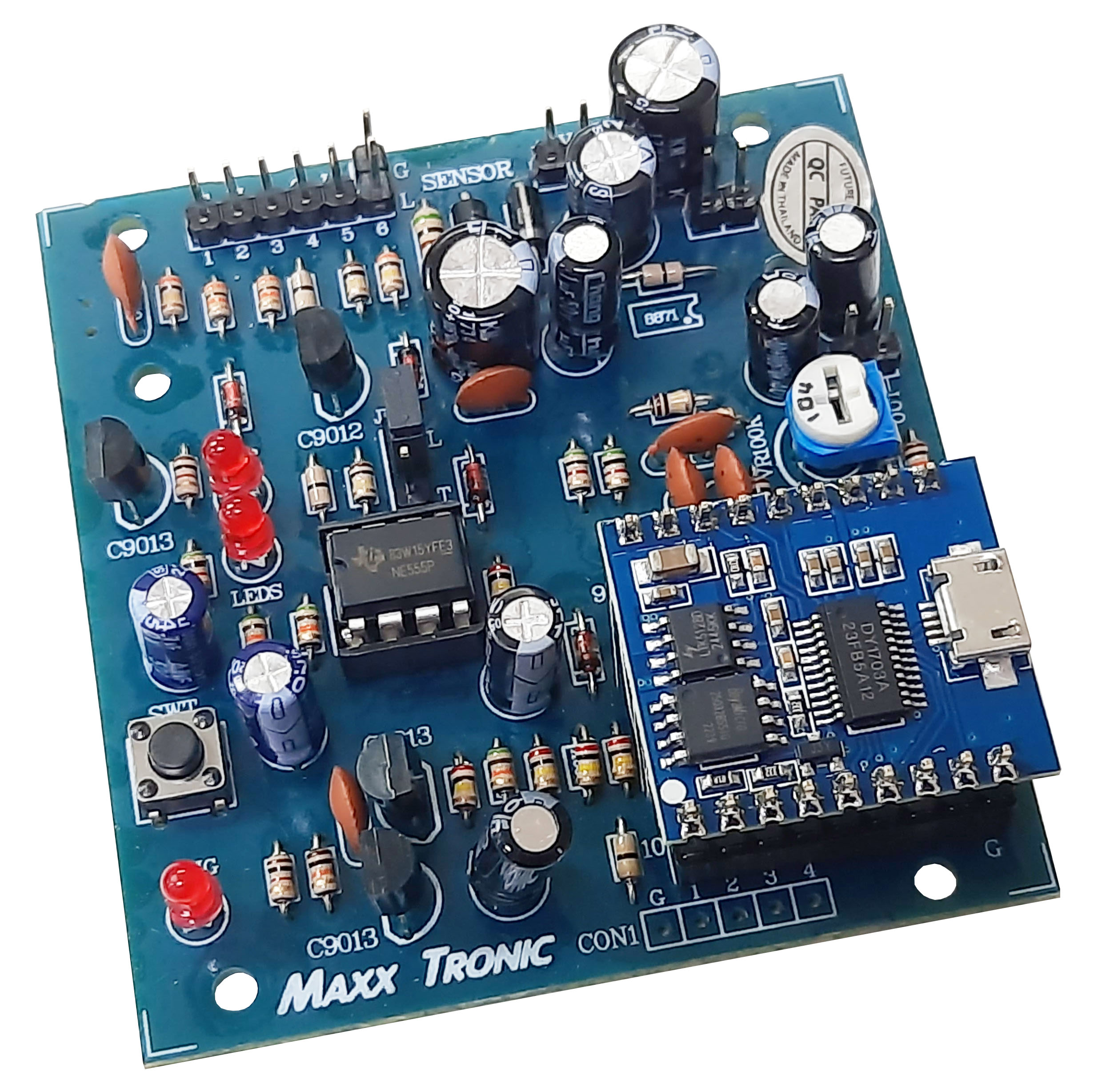 Maxxtronic MXA136 วงจรเล่นเสียง MP3 ใช้ IC ต่อเซ็นเซอร์ได้